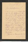 Nachlass Franz Steindachner, Brief von Konstantin Henochen an Franz Steindachner (08.03.1902), Inv.Nr. 214.01, Seite 1